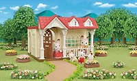 Calico Critters Sweet Raspberry Home Gift Set, Dollhouse Playset avec 3 figurines à collectionner, meubles et accessoires