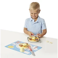 Melissa and Doug - Wooden Flip and Serve Pancake Set