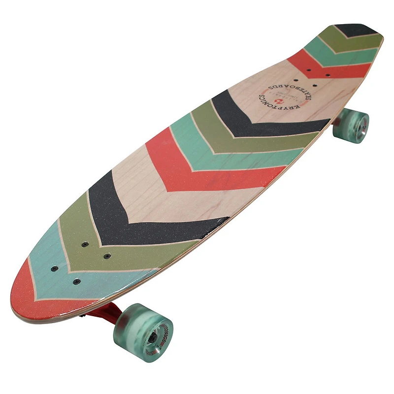 Planche à roulettes complète Kryptonics Longboard de 36 po