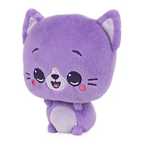 GUND Drops, Peggy Purrs, Expressive Premium Stuffed Animal Soft Plush Pet, Purple, 6