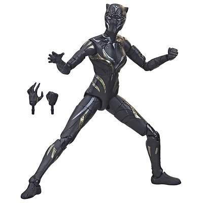 Marvel Legends Series Black Panther Wakanda Forever, figurine Black Panther de 15 cm avec 2 accessoires