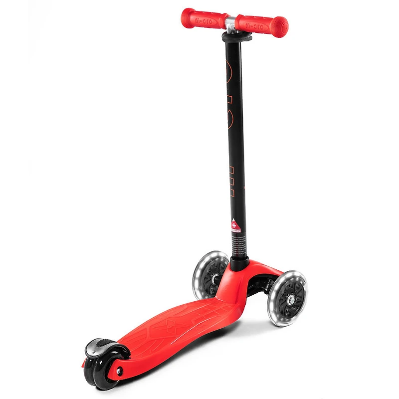 Micro Scooters Maxi Micro Classic Led Kickboard Red - R Exclusive