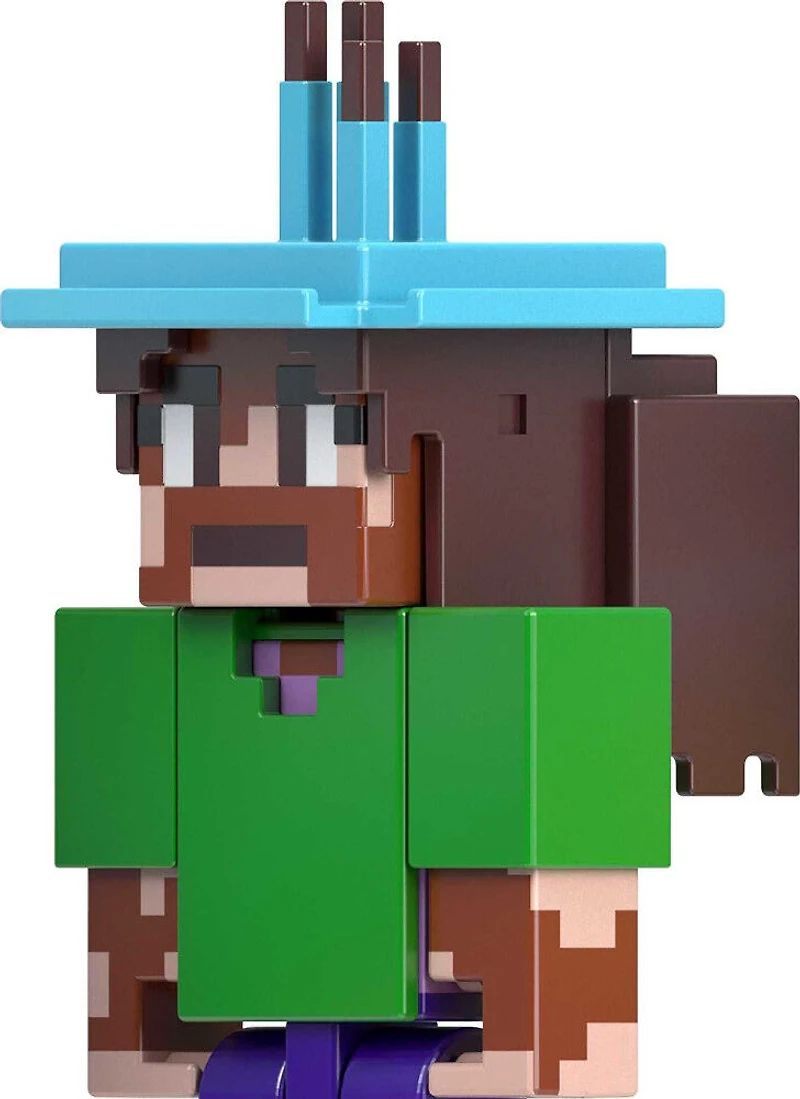 Minecraft - Série Créateur - Figurines - Cache-Oreilles en Peluche + Canard Gonflable