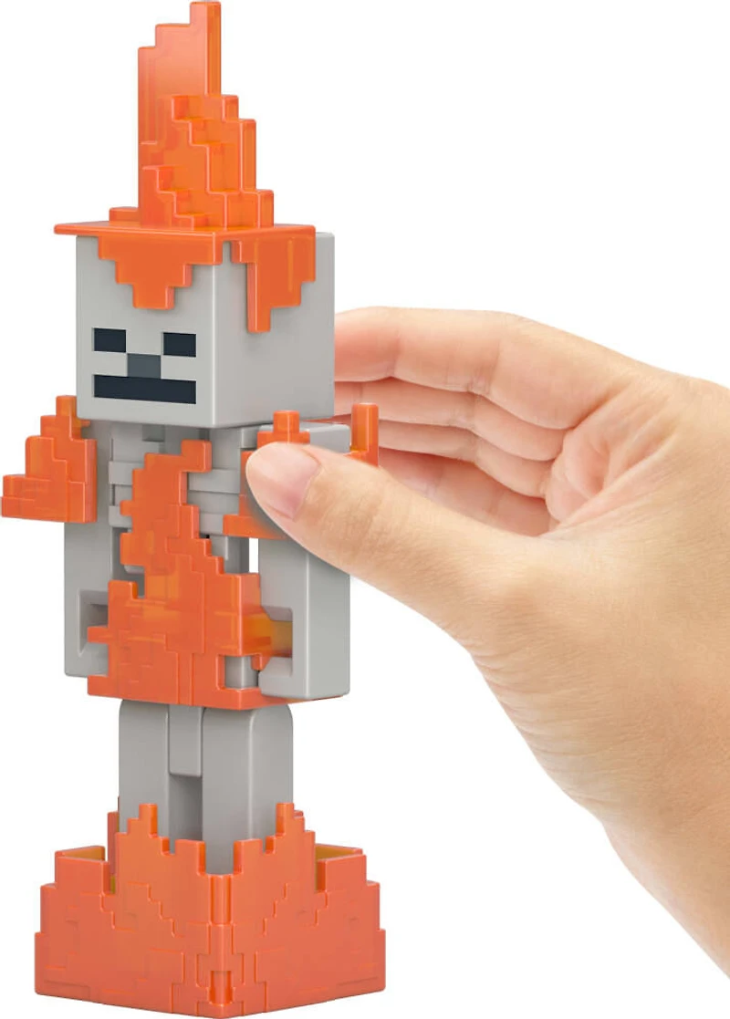 Collection de figurines et d'accessoires Minecraft Skeleton
