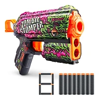 Zuru X-Shot Skins Flux Dart Blaster - Zombie Stomper (8 fléchettes)