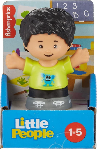 Fisher-Price Little People Boy dans Monster Shirt Figure pour les tout-petits et les enfants d'âge préscolaire