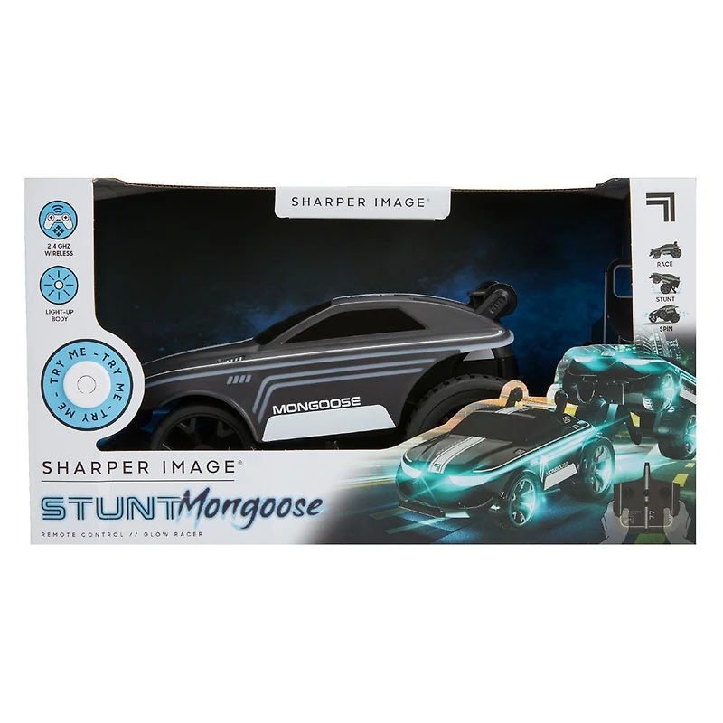 Voiture Stunt Mongoose à DEL télécommandée