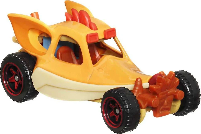 Hot Wheels Crash Bandicoot Véhicule inspiré d'un personnage