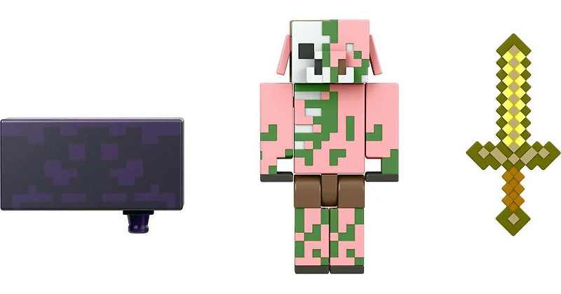 Minecraft - Figurine - Crée-Un-Portail - Piglin Zombifié