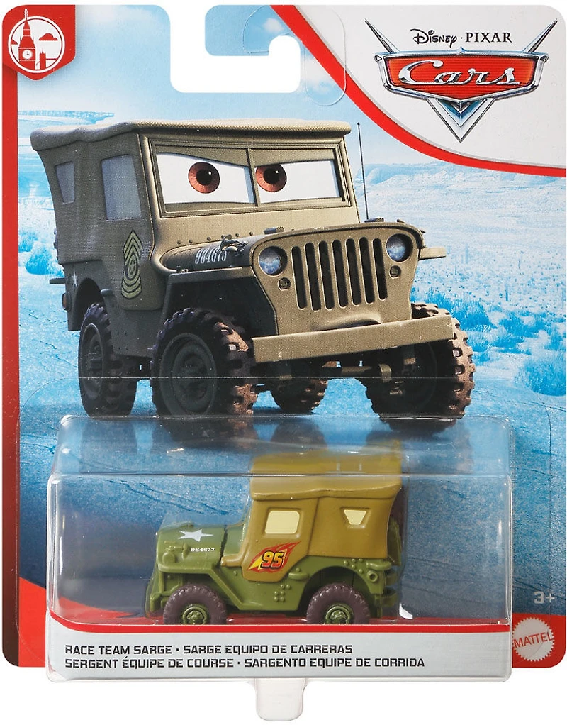 Disney Pixar - les Bagnoles - Sergent Équipe de course
