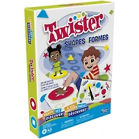Ready Set Discover, Twister Shapes (formes), jeu avec tapis, association de formes et de couleurs, enfants d'âge préscolaire