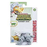 Transformers Dinobot Adventures Dinobot Strikers, figurine Dinobot Slug, jouet convertible de 6 cm avec mouvement de charge, dès 3 ans
