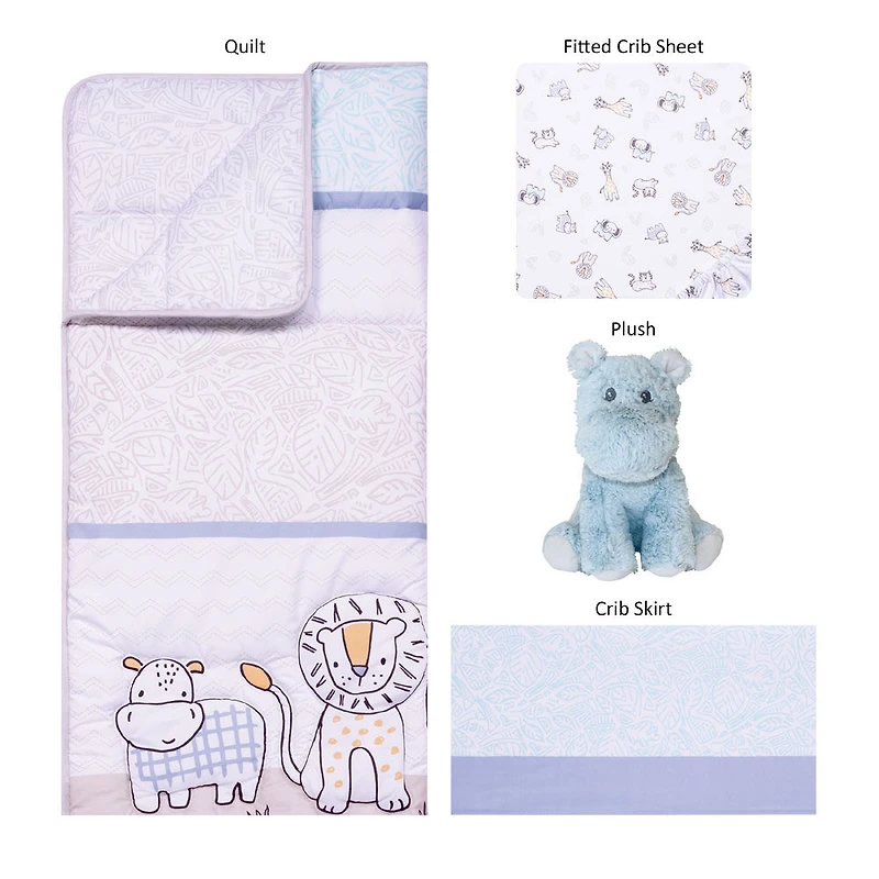 ENSEMBLE 4 PIÈCES D'ANNUAIRE SAFARI SAMMY&LOU