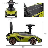KidsVip Lamborghini Sian Pushcar / Stroller