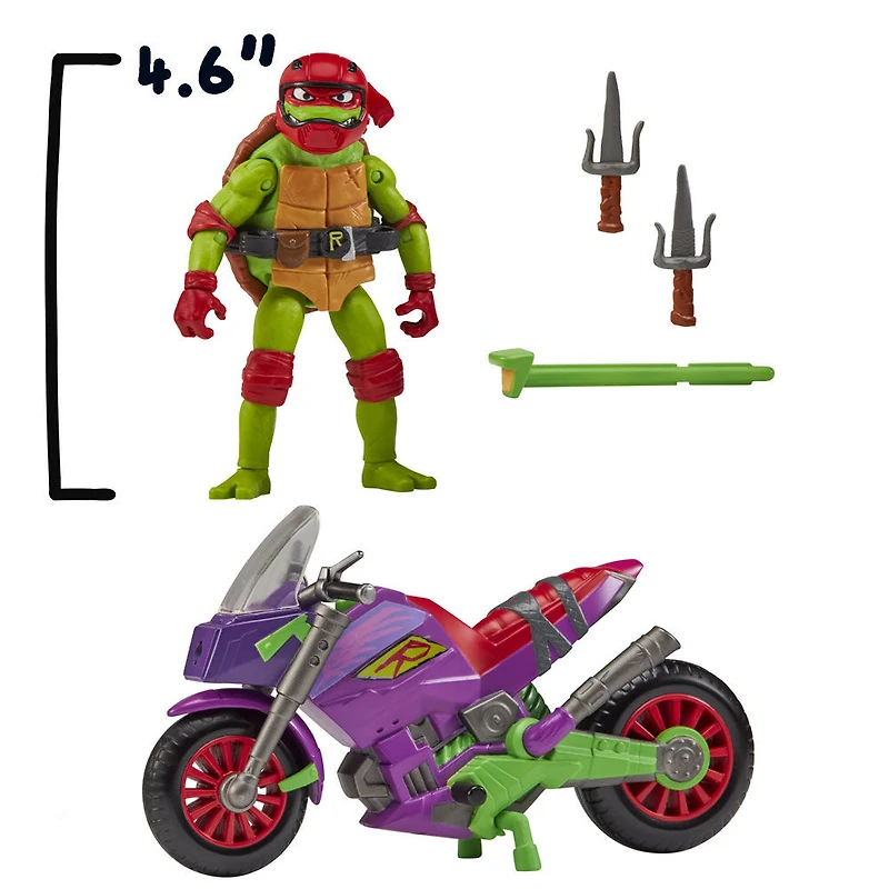 Tales of Teenage Mutant Ninja Turtles: Purple Dragon Battle Cycle with Exclusive Raphael