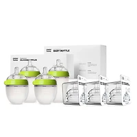 Comotomo Baby Bottle Bundle Green