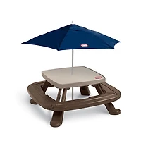 Table pliante de pique-nique avec parasol de marché de Little Tikes - Notre exclusivité