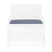 Lit pour tout-petits Wilmington Forever Eclectic, Blanc mat