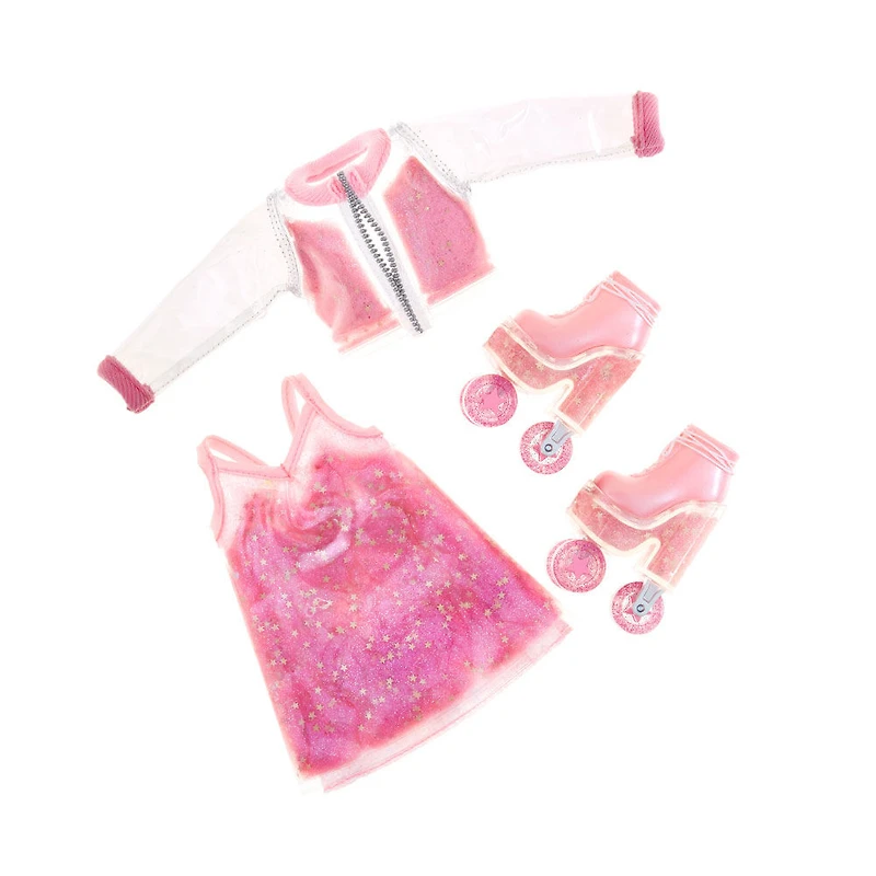 Poupée Rainbow High Rainbow Surprise de 14 pouces - poupée Pixie Rose Doll avec gelée à fabriquer pour vêtements