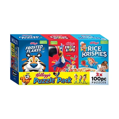 Kellogg's ensemble de 3 puzzles de 100 pièces - Édition anglaise
