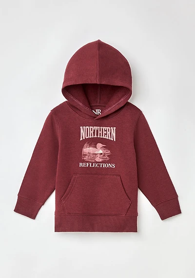 Northern Reflections Iconic Loon Hoodie 4T