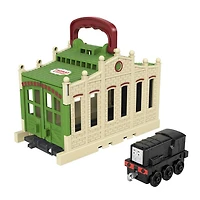 Fisher-Price - Thomas et ses Amis - Hangar Diesel Connexion Express - Édition anglaise