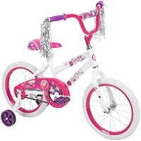 Vélo, 16po Avigo Glitter, blanc et rose