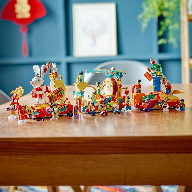 LEGO Le défilé du Nouvel An lunaire 80111; Ensemble de jouet de construction (1 653 pièces)