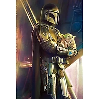 Star Wars: 3D Puzzles - Mandalorian avec Child - 63 pièces