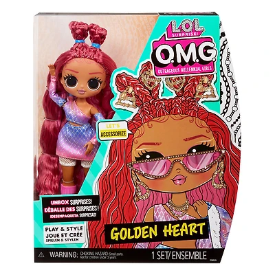 Poupée-mannequin LOL Surprise O.M.G., Golden Heart