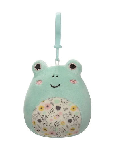 Squishmallows de 8,8 cm à pince - Pâques - Fritz Light Green Frog