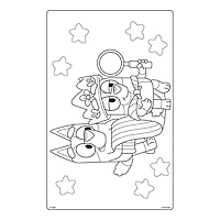 Crayola Giant Colouring Pages, Bluey