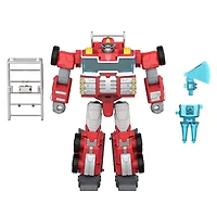 Transformers Age of the Primes, figurine Rescue Bot Heatwave classe Voyageur