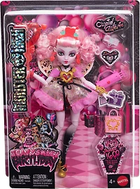 Monster High Scary Sweet Birthday Cupid Asteria Doll in Party Dress with Balloon & Gift