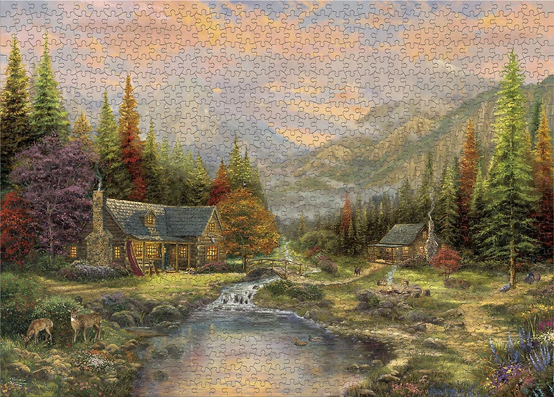 Thomas Kinkade - Sierra Paradise - 1000 Piece Puzzle