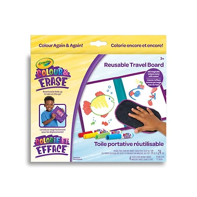 Crayola Colour & Erase Reusable Travel Board