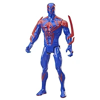 Marvel Spider-Man: Across the Spider-Verse Titan Hero Series Spider-Man 2099 Toy, 12-Inch-Scale Figure