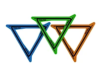 Goliath Sports: Aeroflyt Triblade - Flying Disc (Colours May Vary