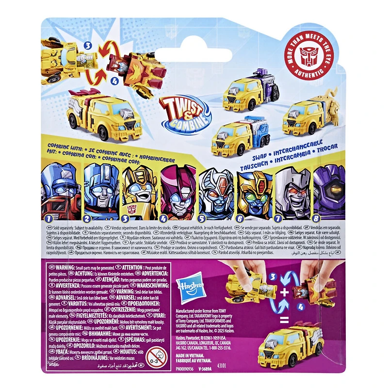 Transformers Swapticons Bumblebee et Autobot Hot Rod, mini-figurines