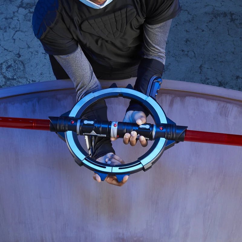 Star Wars Lightsaber Forge, Coffret Masterworks Inquisiteur, Sabre laser électronique à double lame