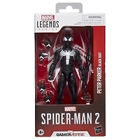 Marvel Legends Series Gamerverse Peter Parker Black Suit, figurine Spider-Man
