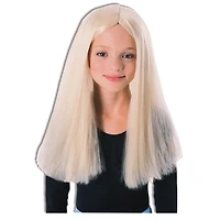 Perruque longue blonde