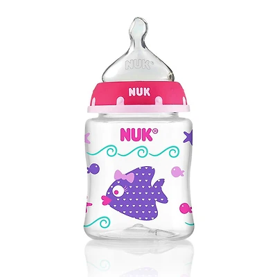 NUK Nature orthodontique biberon, 5 oz, 3-paquet - Rose - Notre exclusivité