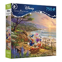Ceaco Thomas Kinkade - Donald and Daisy A Duck Day Afternoon 750 Piece Puzzle - English Edition