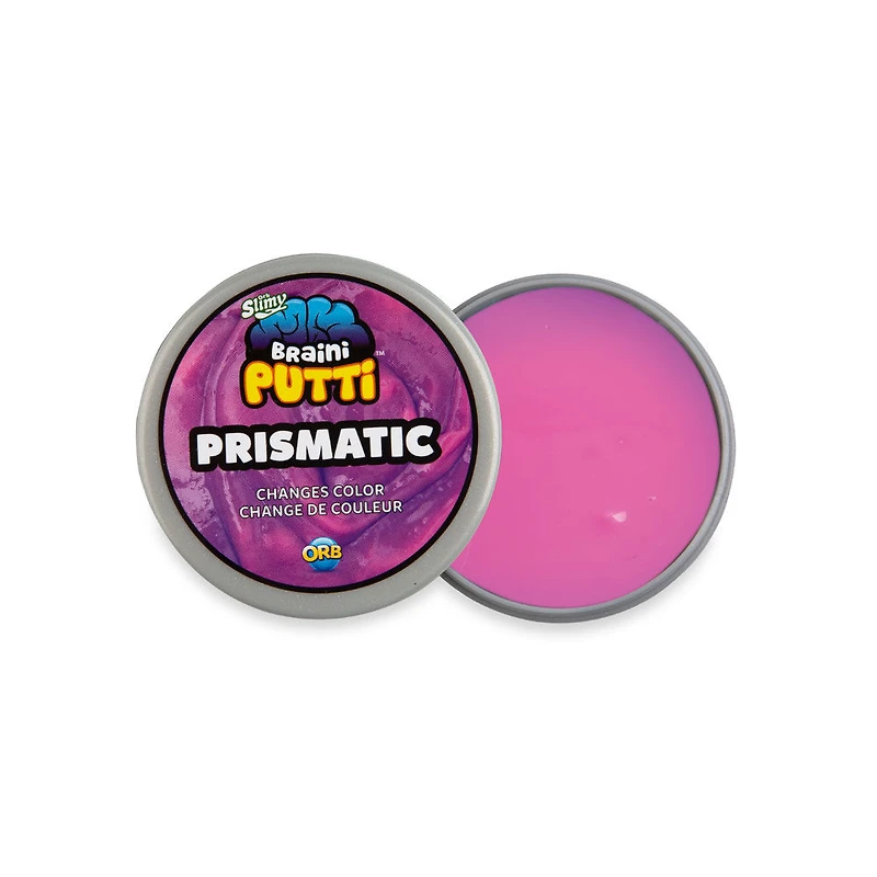 Pâte à modeler BrainiPutti Prismatic de OrbSlimy 44g