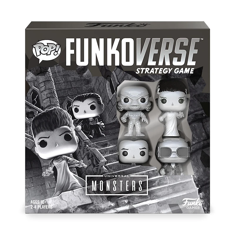 Funko Games Funkoverse: Universal Monsters 100 4-Pack Board Game - English Edition