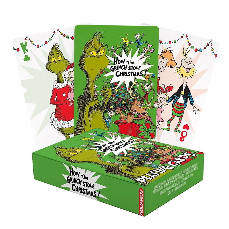 The Grinch Christmas Playing Cards