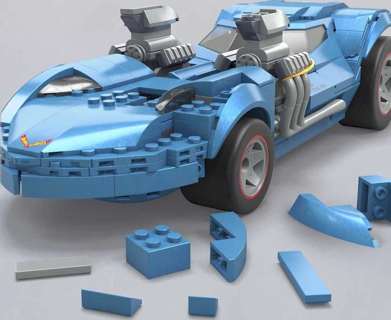 MEGA Hot Wheels - Coffret de construction voiture Twin Mill (635 pièces) pour collectionneurs