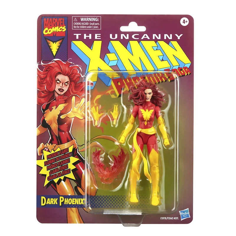 Marvel Legends Series X-Men, figurine articulée Dark Phoenix classique de 15 cm, 3 accessoires