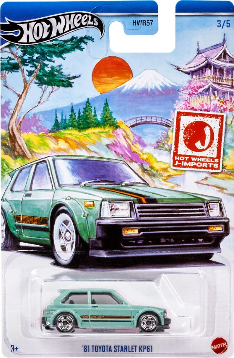 Roues chaudes 81 Toyota Starlet Kp61